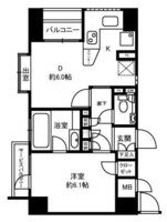 間取図/区画図:35.94㎡・1DK